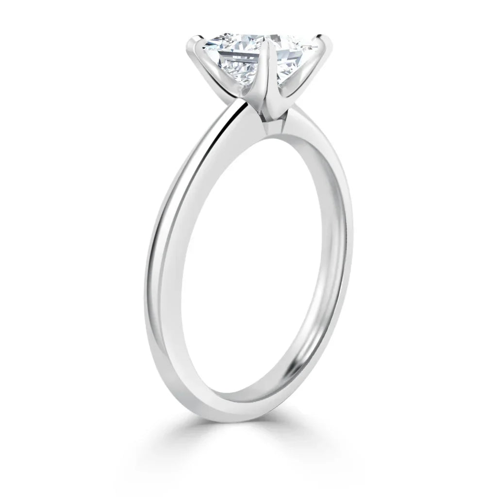 Lucy - Princess Cut Platinum Engagement Ring
