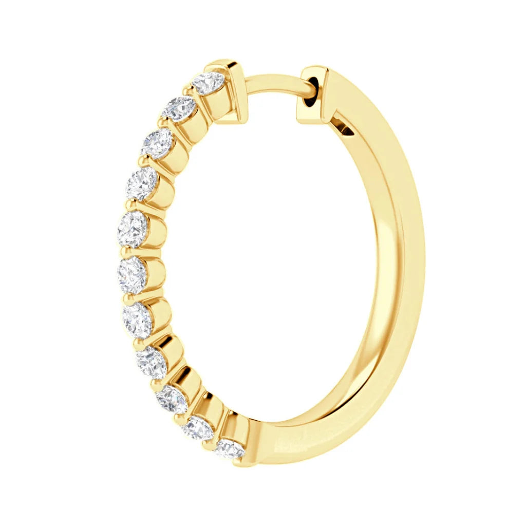 Piper - .48ct Diamond Earrings 18ct Yellow Gold