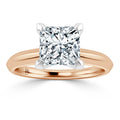 Jessica - Princess Cut 18ct Rose Gold Engagement Ring