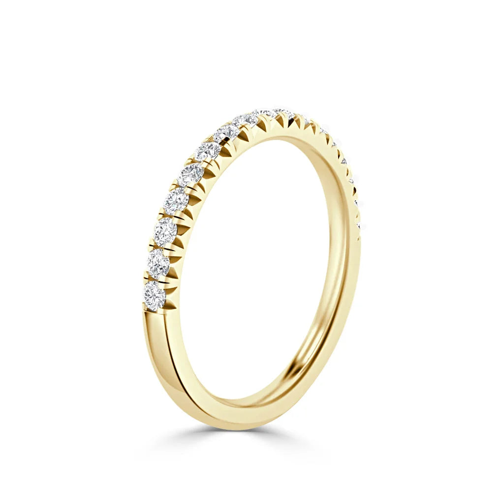 Stephanie - 18ct Yellow Gold Natural Diamond Wedding Ring