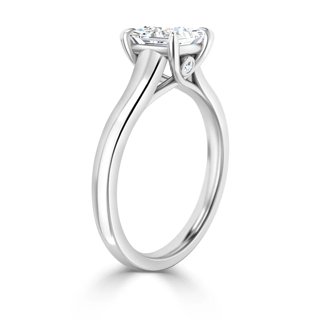 Sara - Princess Cut 18ct White Gold Engagement Ring