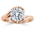 Alannah - Round Cut 18ct Rose Gold Engagement Ring