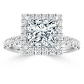 Olivia Molly - Princess Cut 18ct White Gold Engagement Ring