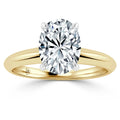 Lucy - Oval Cut 18ct Yellow Gold Engagement Ring