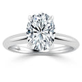Lucy - Oval Cut 18ct White Gold Engagement Ring