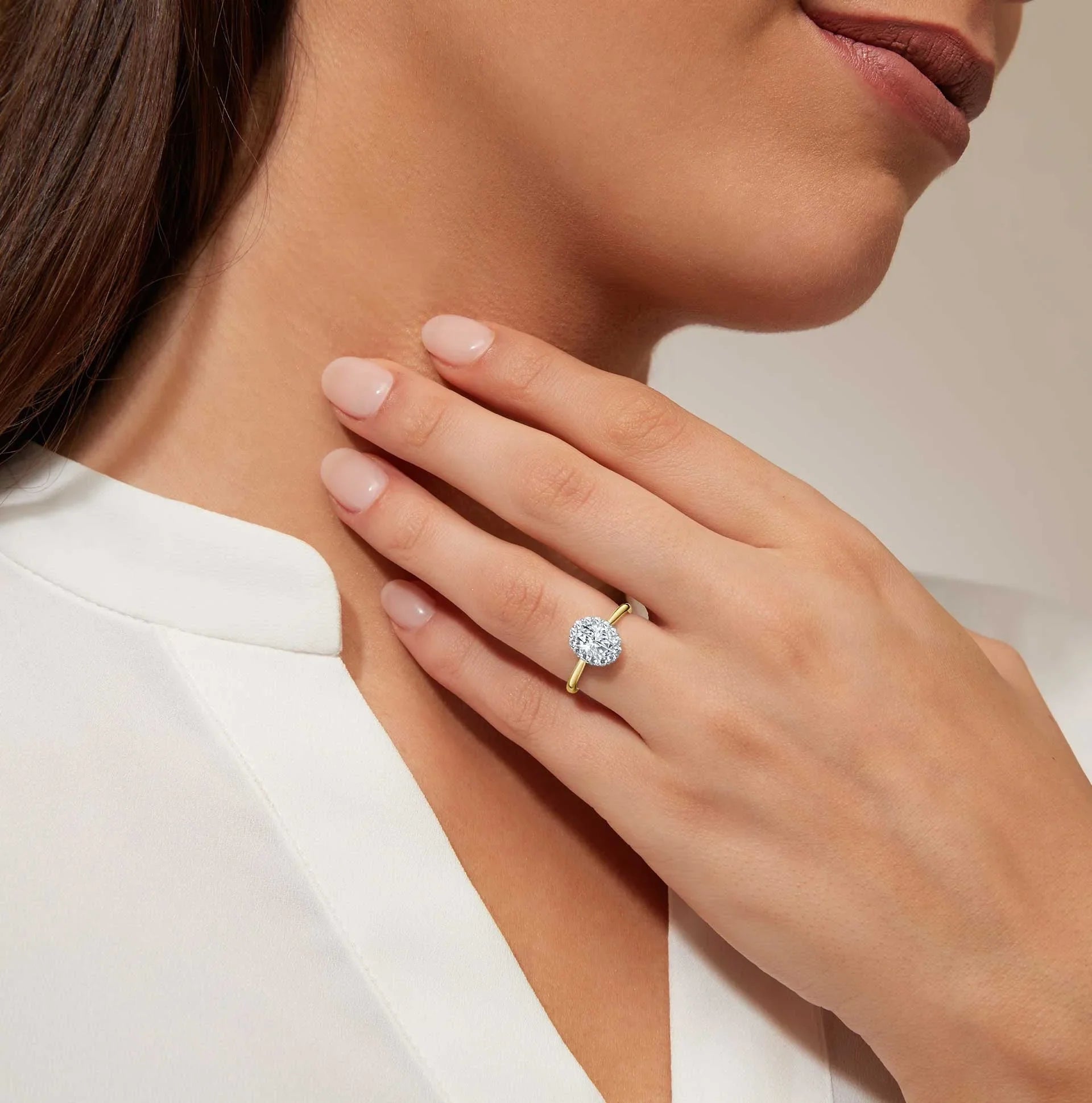 Georgina - Oval Cut 18ct Yellow Gold Engagement Ring