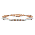 Monica - 5ct Natural Diamond Tennis Bracelet 18ct Rose Gold
