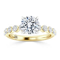 Margot - Round Cut 18ct Yellow Gold Engagement Ring