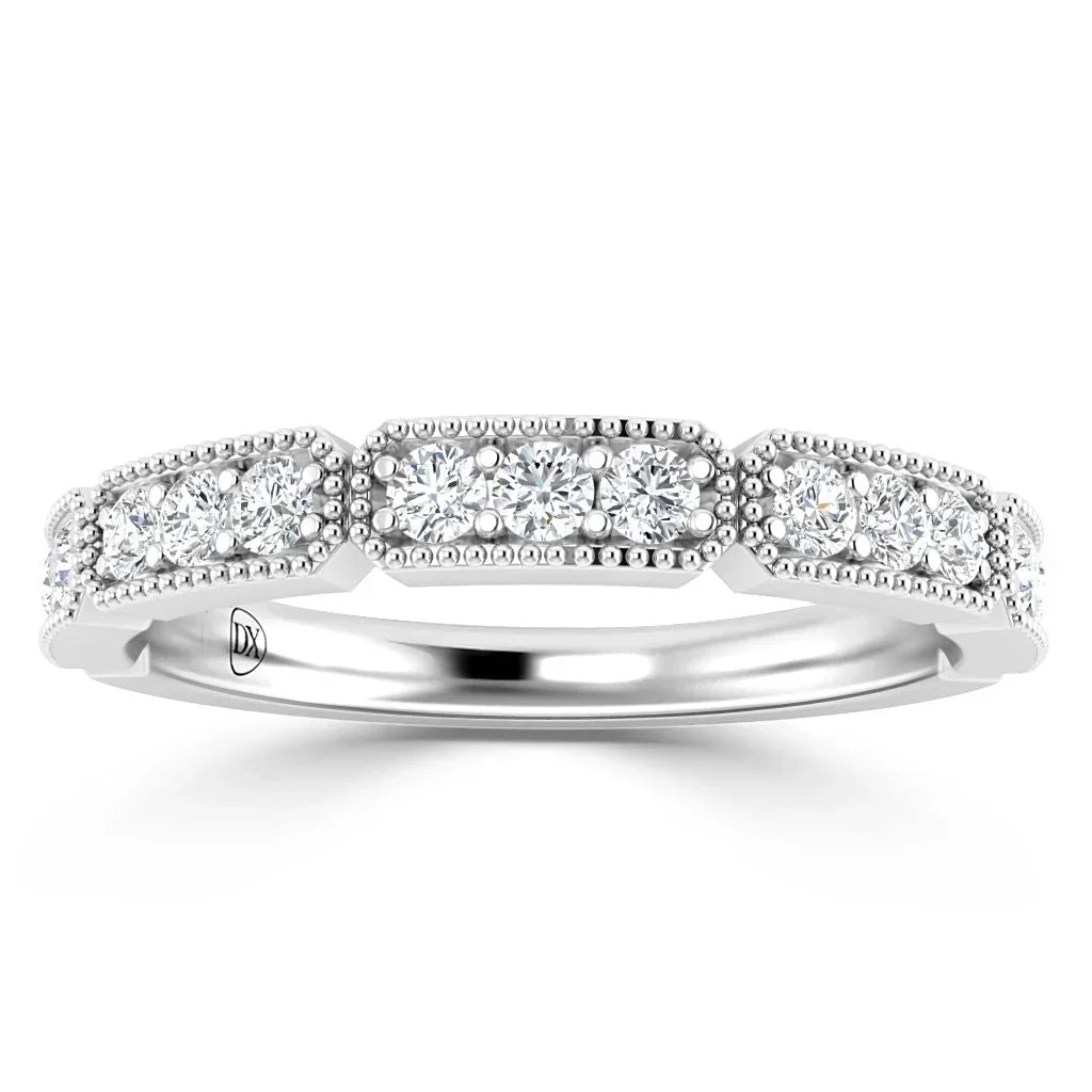Avery - 18ct White Gold Natural Diamond Wedding Ring