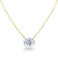 Lottie - Oval Cut 18ct Yellow Gold Necklace