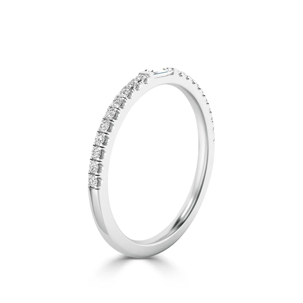 Penelope - 18ct White Gold Natural Diamond Wedding Ring