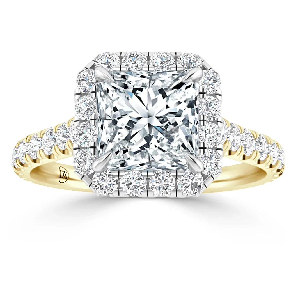 Jasmine - Radiant Cut 18ct Yellow Gold Engagement Ring