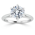 Isabel - Round Cut 18ct White Gold Engagement Ring