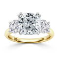 Meghan - Cushion Cut 18ct Yellow Gold Engagement Ring