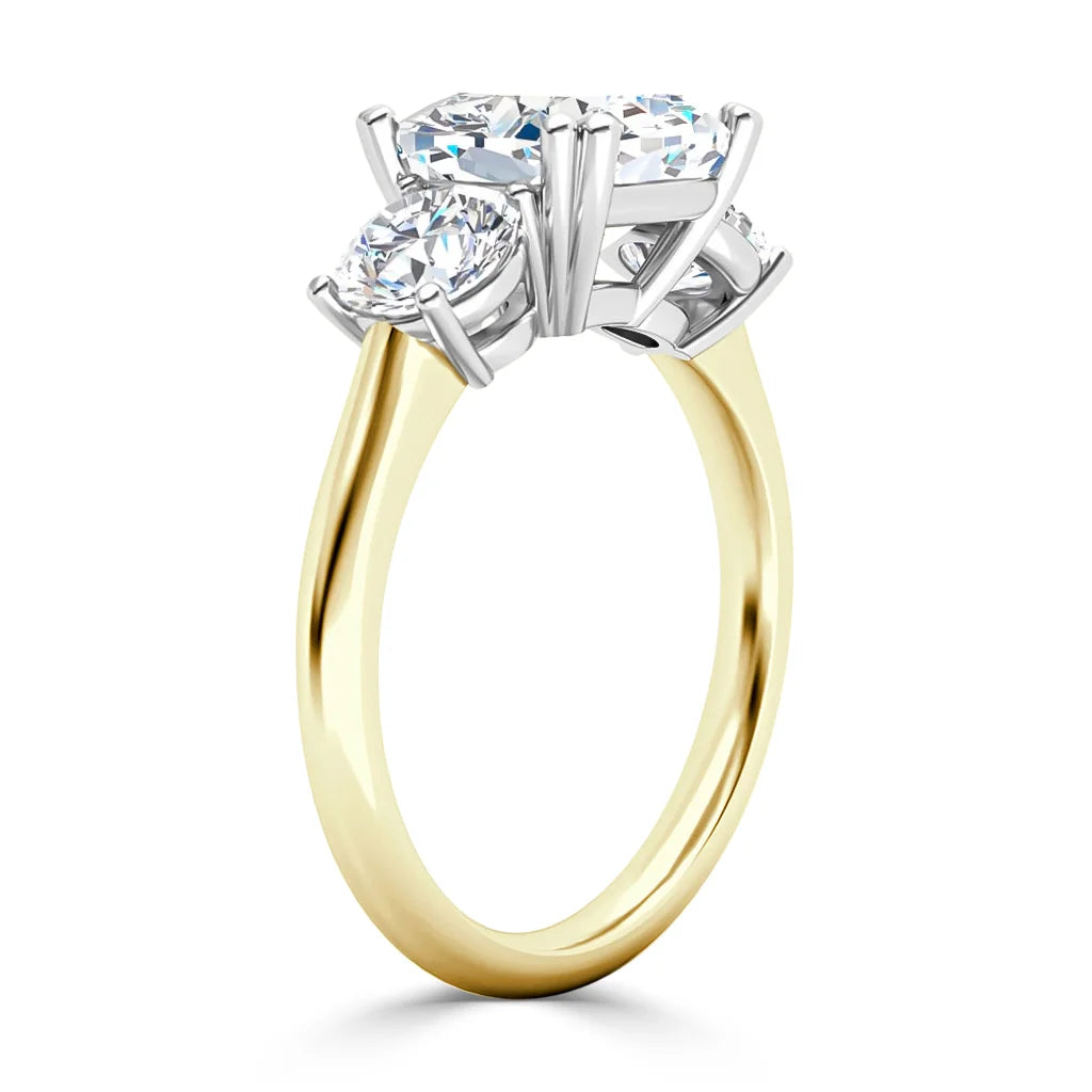 Meghan - Cushion Cut 18ct Yellow Gold Engagement Ring