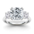 Meghan - Cushion Cut Platinum Engagement Ring