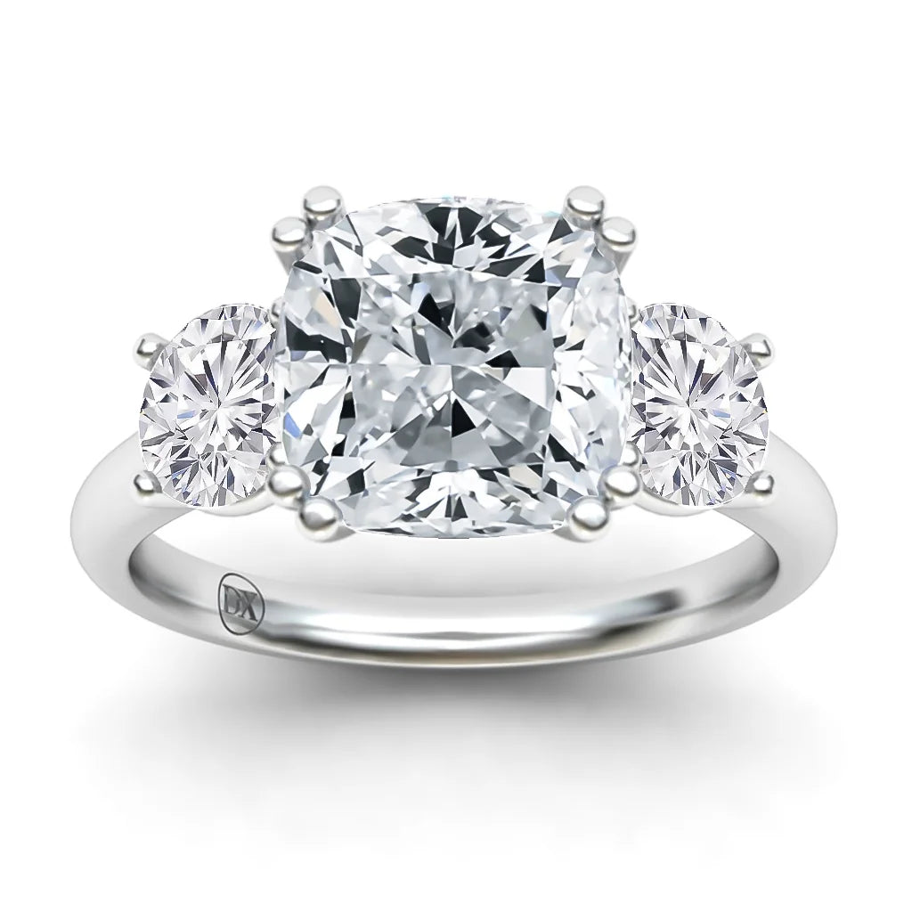 Meghan - Cushion Cut Platinum Engagement Ring
