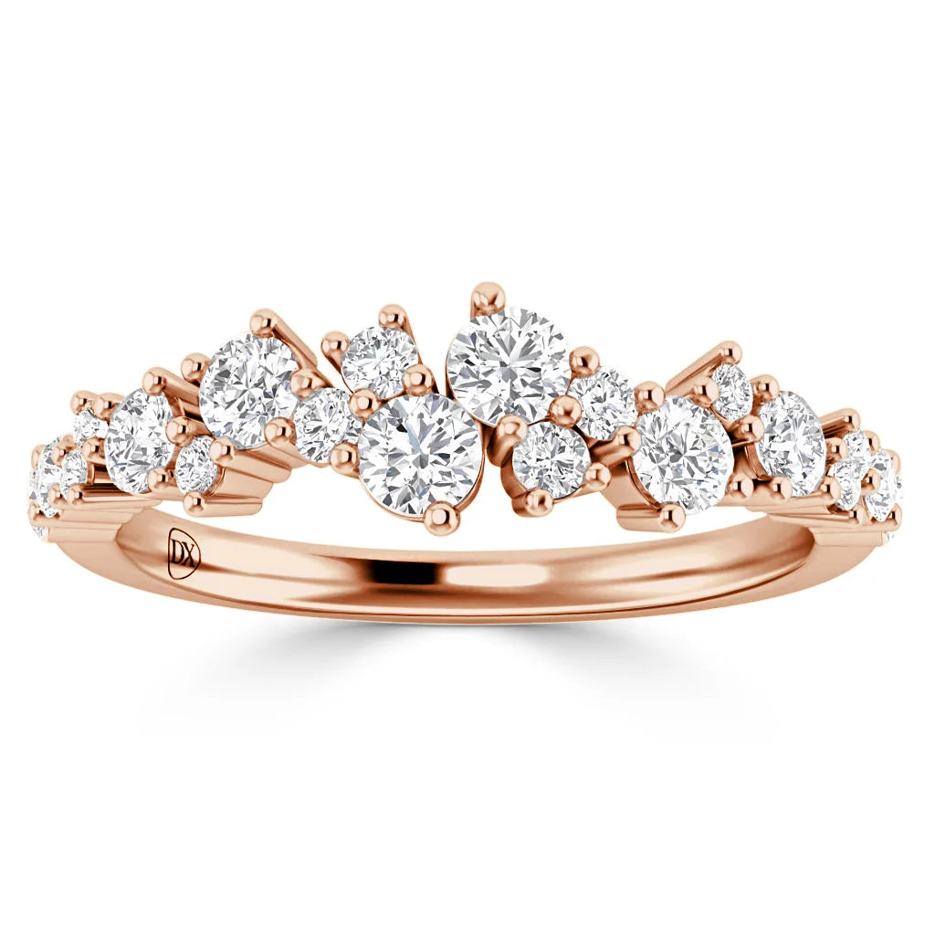 Nikita - 18ct Rose Gold Natural Diamond Wedding Ring
