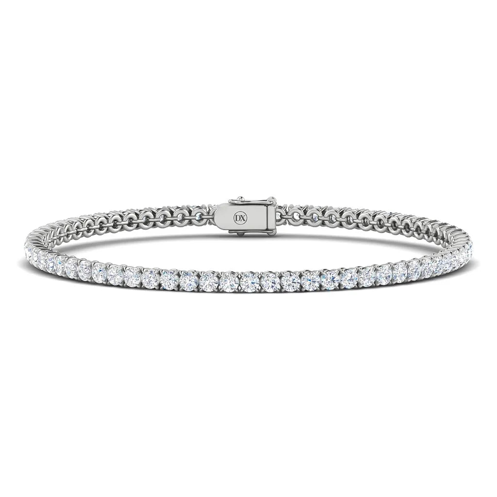 Monica - 4ct Natural Diamond Tennis Bracelet 18ct White Gold