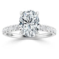 Phoebe - Oval Cut Platinum Engagement Ring