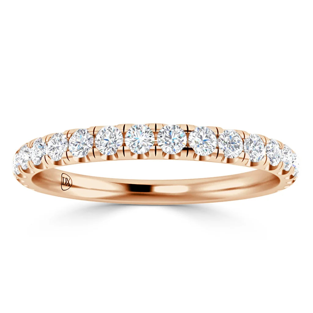 Jasmine - 18ct Rose Gold Natural Diamond Wedding Ring