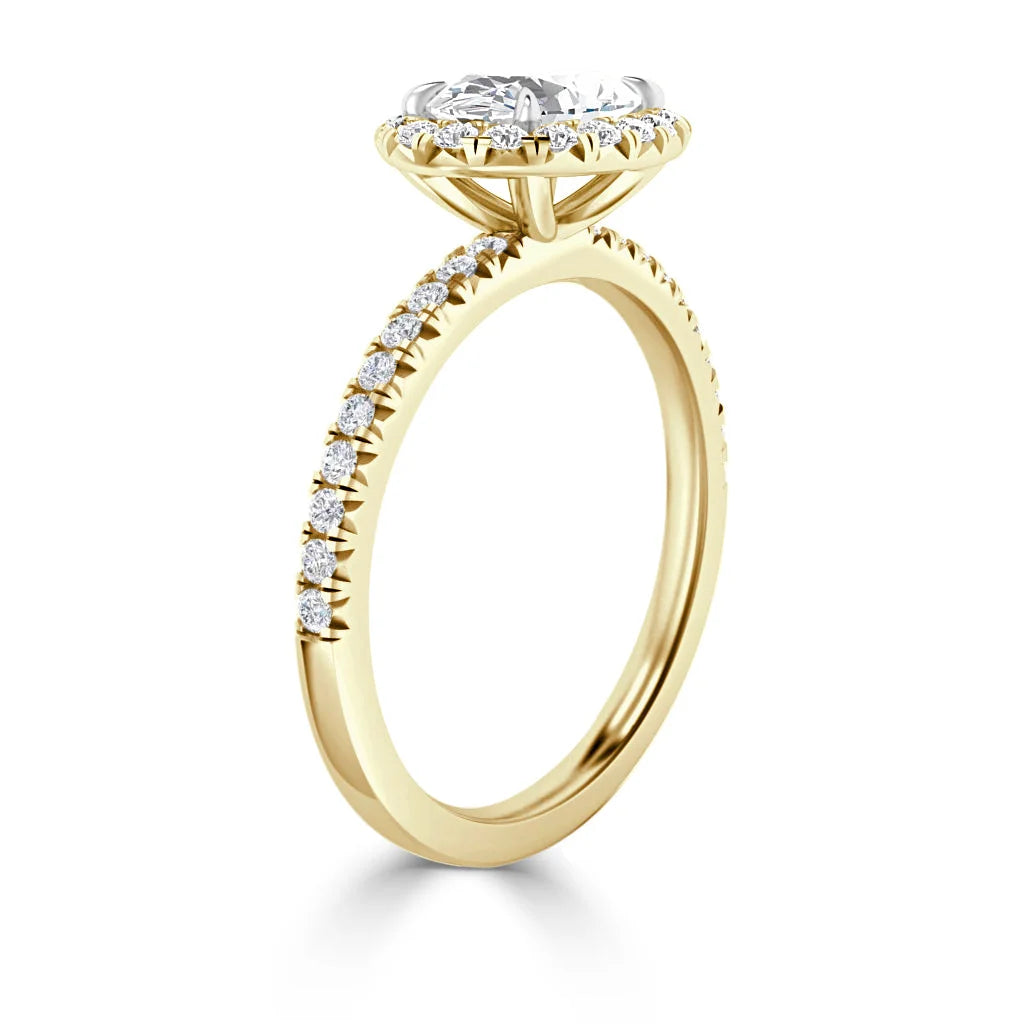 Sinead - Oval Cut 18ct Yellow Gold Engagement Ring