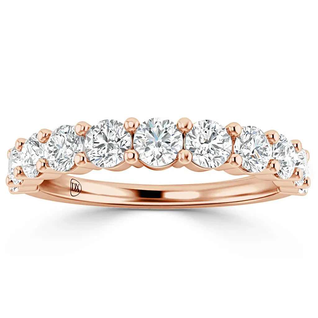 Scarlett - 18ct Rose Gold Natural Diamond Wedding Ring