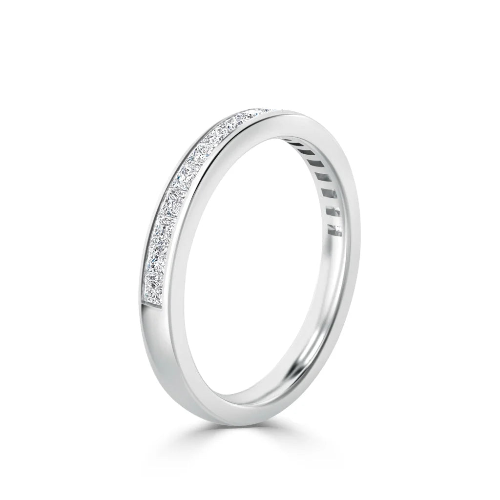 Amelia - Platinum Natural Diamond Wedding Ring