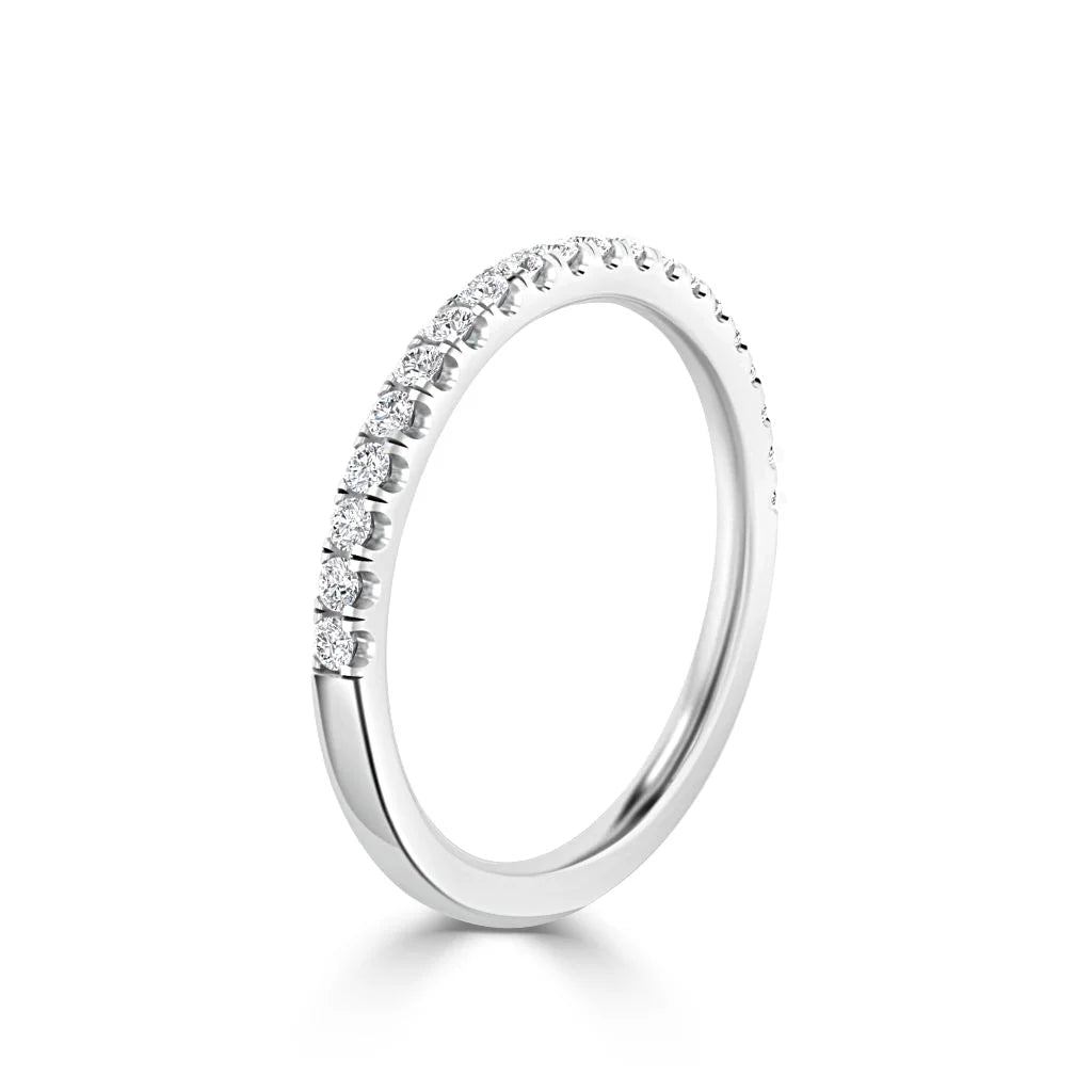 Colette - 18ct White Gold Natural Diamond Wedding Ring