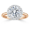 Georgina - Round Cut 18ct Rose Gold Engagement Ring