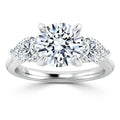 Alice - Round Cut Platinum Engagement Ring