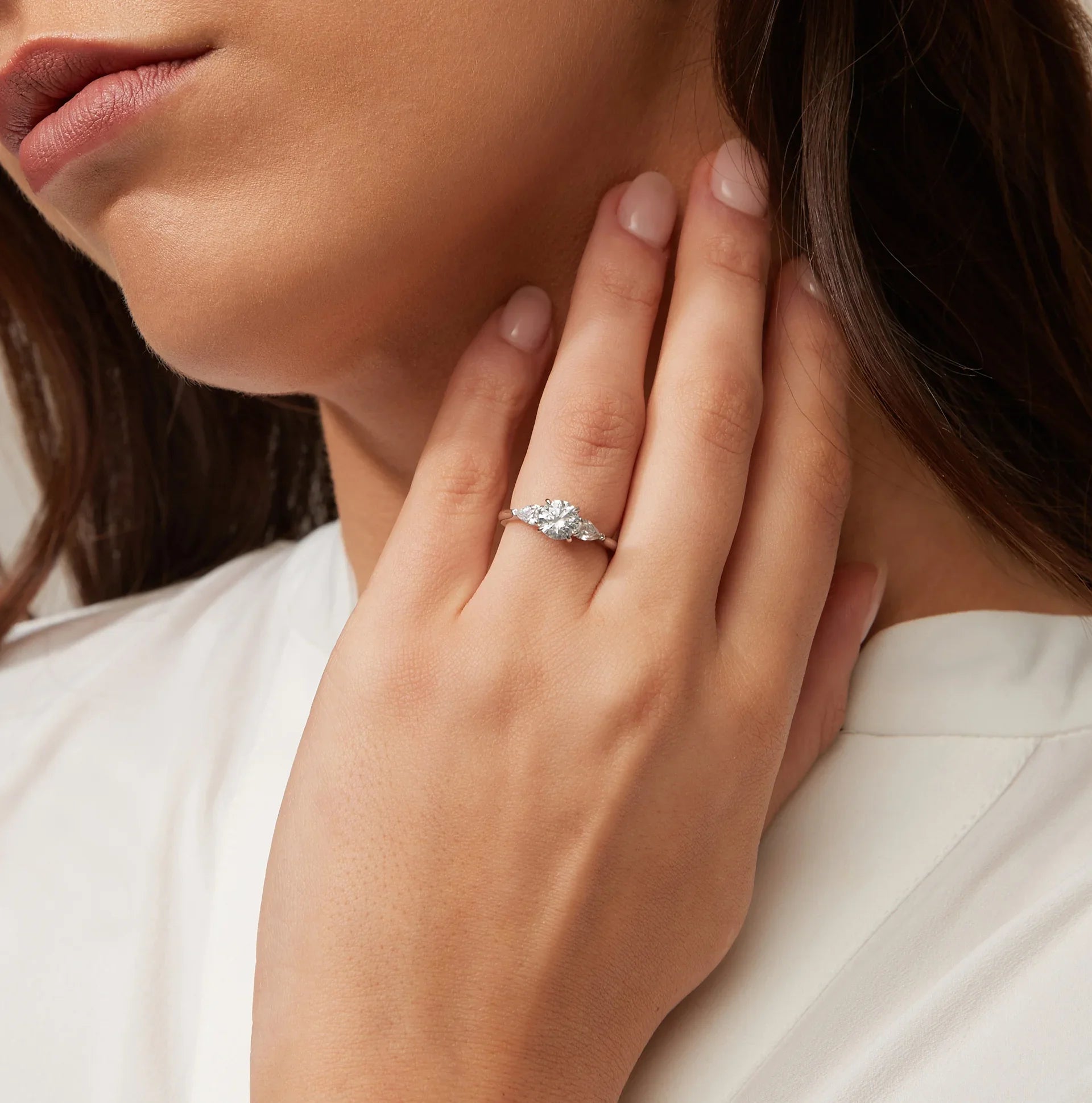 Alice - Round Cut 18ct Rose Gold Engagement Ring
