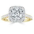 Jasmine - Cushion Cut 18ct Yellow Gold Engagement Ring