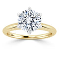 Isabel - Round Cut 18ct Yellow Gold Engagement Ring