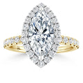 Olivia Molly - Marquise Cut 18ct Yellow Gold Engagement Ring