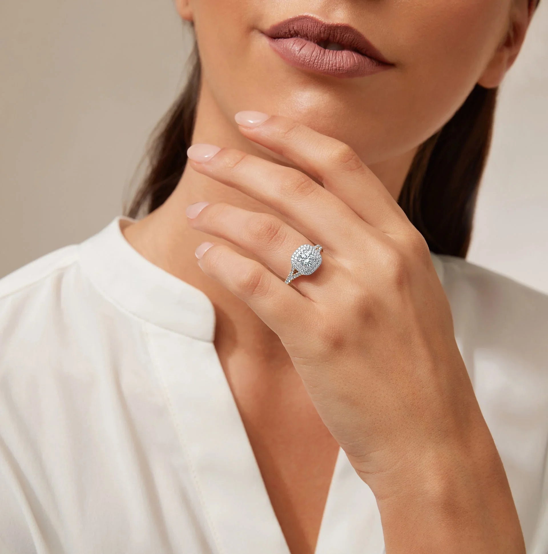 Sophia - Round Cut 18ct Rose Gold Engagement Ring