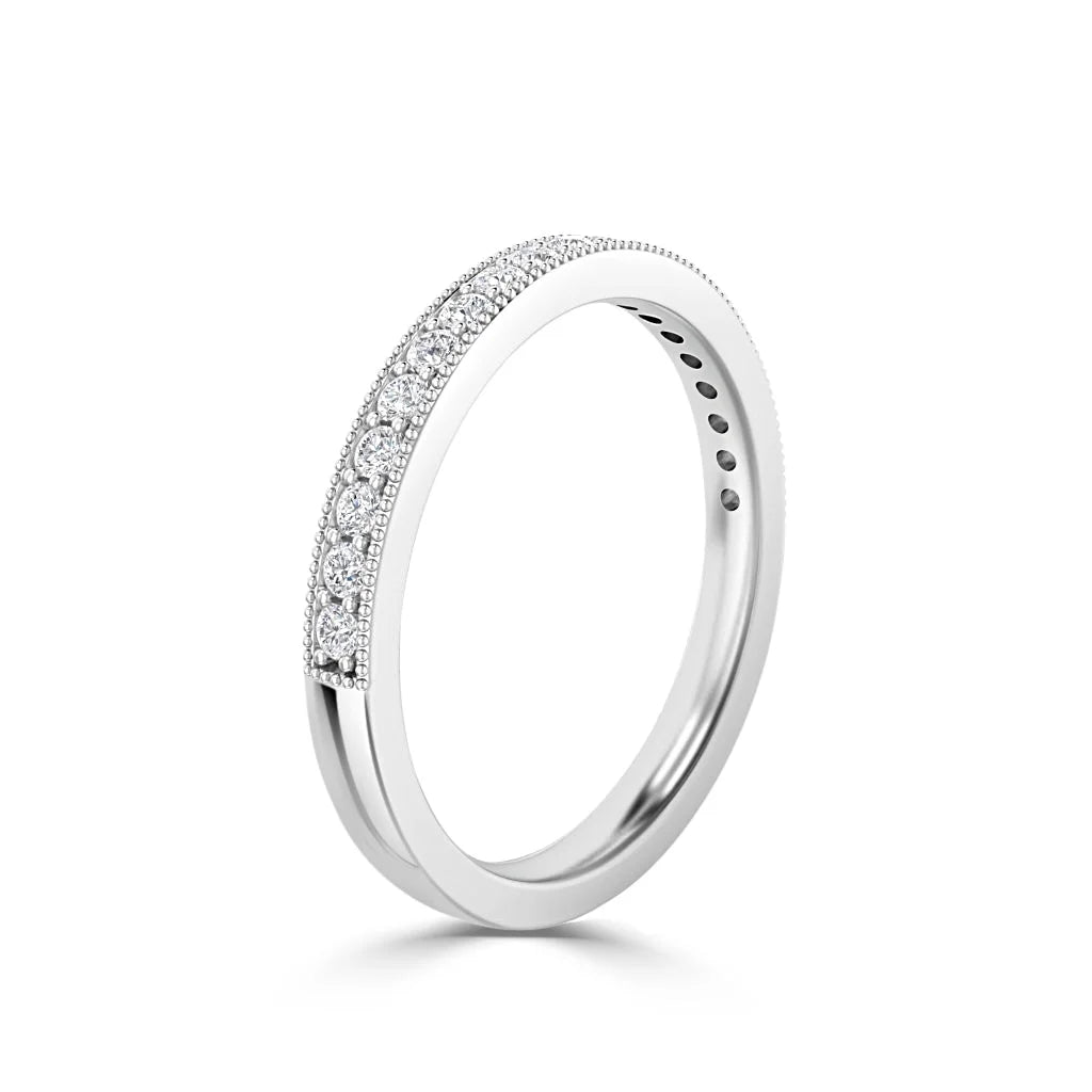 Emma - 18ct White Gold Natural Diamond Wedding Ring