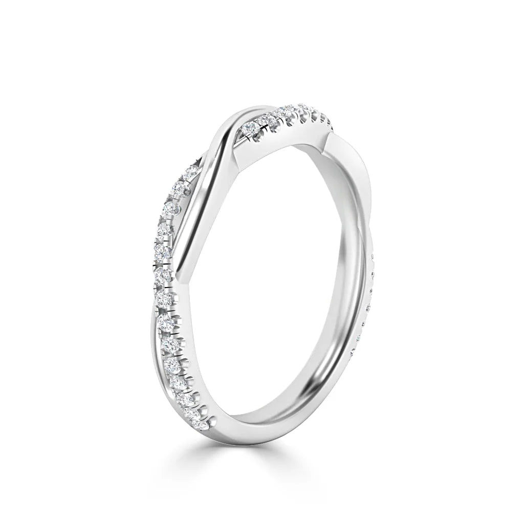 Natasha - 18ct White Gold Natural Diamond Wedding Ring