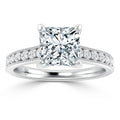 Emma - Princess Cut 18ct White Gold Engagement Ring