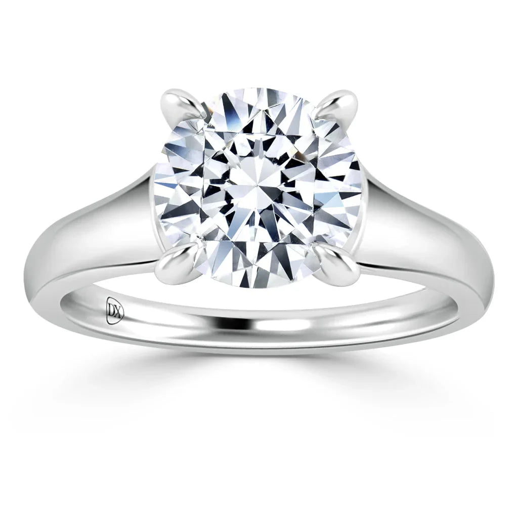 Juliette - Round Cut 18ct White Gold Engagement Ring
