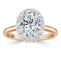 Georgina - Oval Cut 18ct Rose Gold Engagement Ring