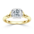Queenie - Cushion Cut 18ct Yellow Gold Engagement Ring