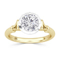 Queenie - Round Cut 18ct Yellow Gold Engagement Ring