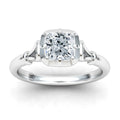 Queenie - Cushion Cut Platinum Engagement Ring