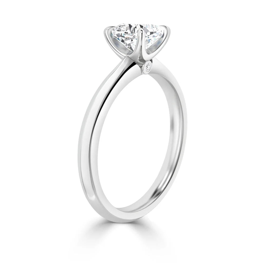 Jessica - Cushion Cut 18ct White Gold Engagement Ring