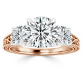 Victoria - Round Cut 18ct Rose Gold Engagement Ring