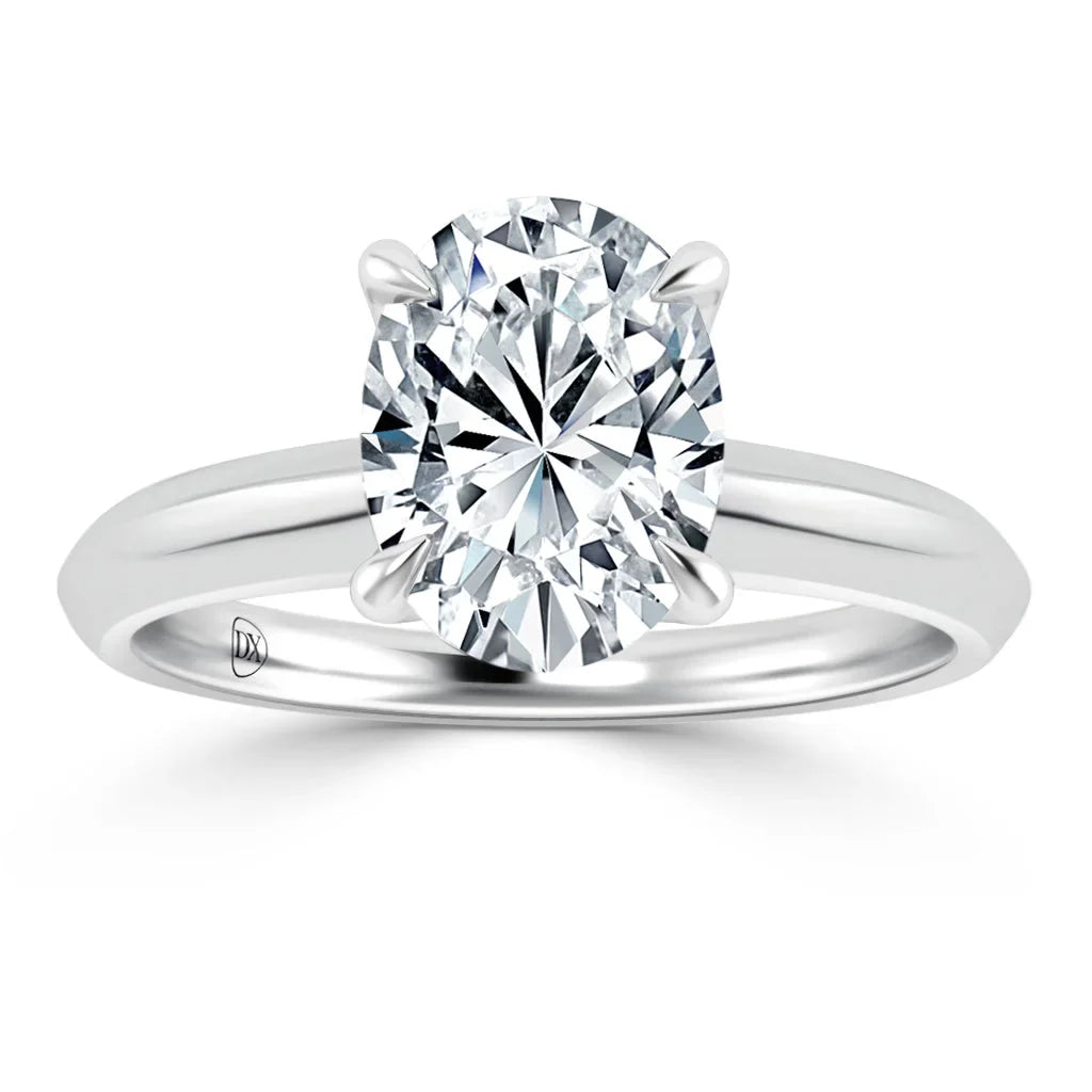 Jessica - Oval Cut 18ct White Gold Engagement Ring