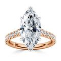 Selena - Marquise Cut 18ct Rose Gold Engagement Ring