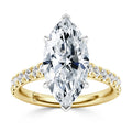 Selena - Marquise Cut 18ct Yellow Gold Engagement Ring
