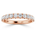 Violet - 18ct Rose Gold Natural Diamond Wedding Ring